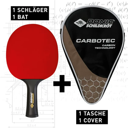 راکت پینگ‌پنگ برند دونیک DONIC Carbotec 7000 با کاور