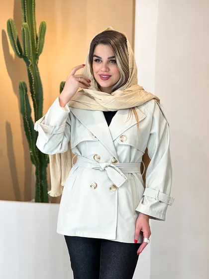 بارانی کوتاه استخوانی 010201