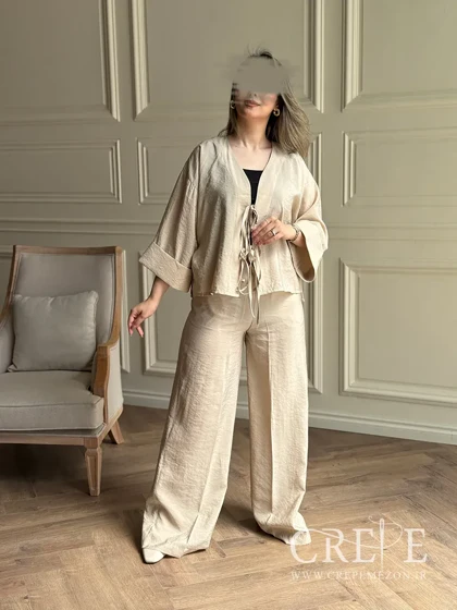 شومیز شلوار جلو گره