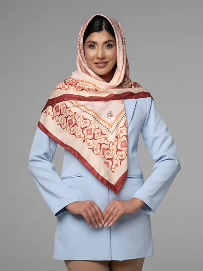 روسری نخ نقش جهان اصفهان
