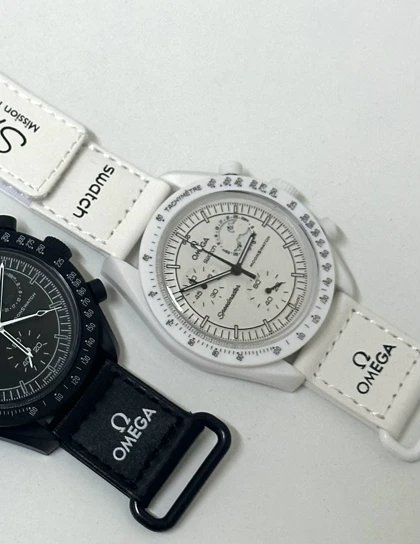 ساعت امگا سواچ ماه سفید Omega Swatch to the Moon