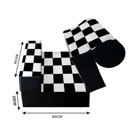 کاناپه تخت شو یک نفره شطرنجی مدل M1123