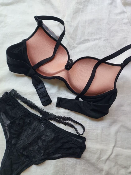 ست شورت و سوتین جکدار فنردار اروپایی کد: 1361