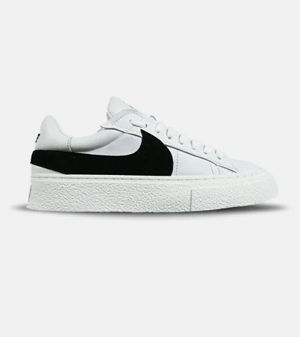کفش نایک مردانه و زنانه سفید مشکی Nike Blazer Low 77 Jumbo