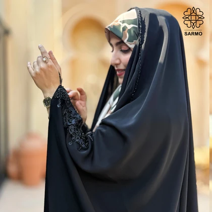 چادر جواهردوزی کرپ ندای کره اصل