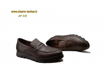 کفش کالج مردانه چرم طبیعی BL632