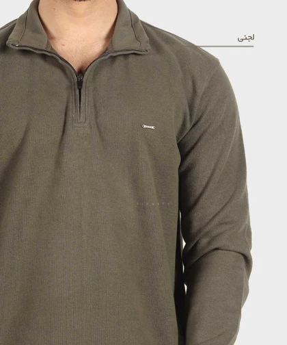 دورس نیم زیپ مردانه یقه سه سانت 0642