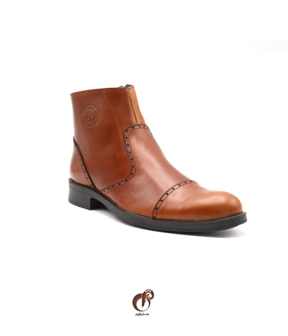 بوت مردانه چرم بدون بند mrch 30020