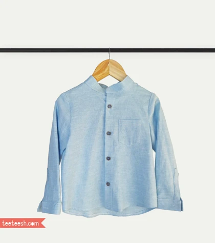 پیراهن پسرانه آبی