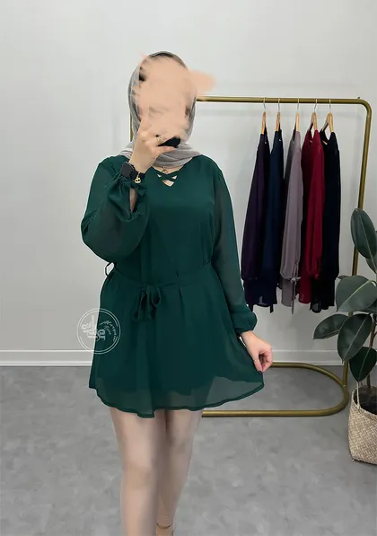 تونیک مجلسی حریر