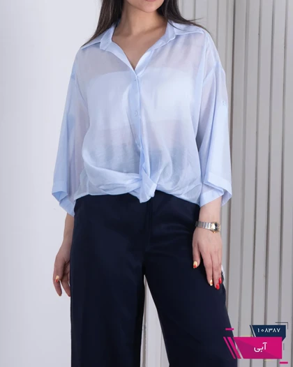 شومیز زنونه پری شیشه ای پایین گره CHOICE