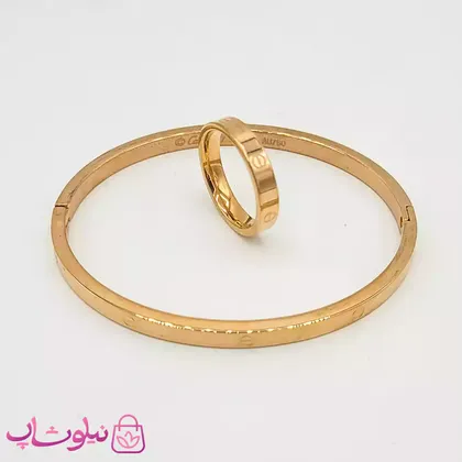 ست انگشتر و دستبند مردانه و زنانه کارتیه