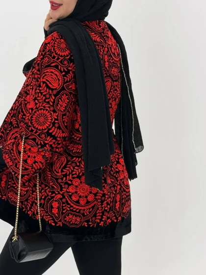 3842-کت سوزن دوزی ماه دخت