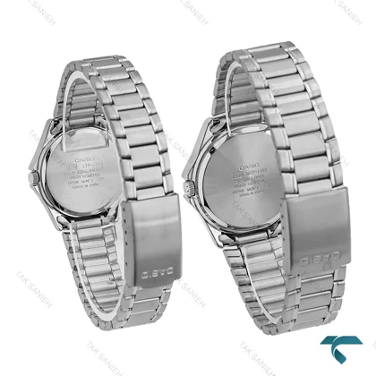 ساعت ست کاسیو 1183 اصل نقره ای Casio-7461-S