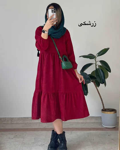 پیراهن مانتویی پاییزی مارال 4