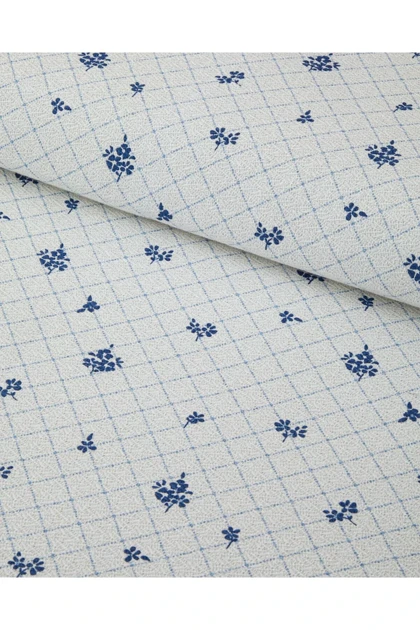 روتختی پیکه دو نفره English Home مدل Heritage blue پنبه‌ای - آبی