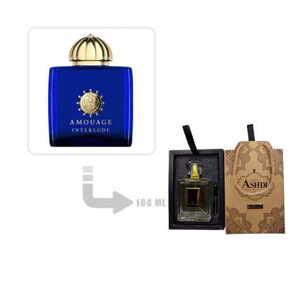 عطر ادکلن آمواج اینترلود زنانه 100 میل اشدی Amouage Interlude for Woman Ashdi 100ml