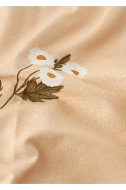 سرویس روتختی دو نفره Bella Maison مدل Sophia پنبه‌ای - بژ