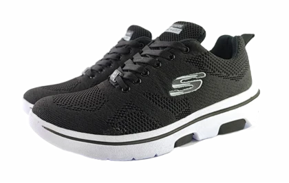 کفش اسپرت و روزمره مردانه برند اسکچرز مدل رامیرو Skechers مشکی سفید کد 150