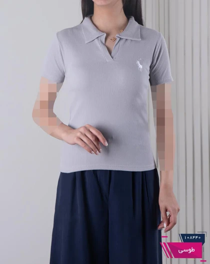 پلوشرت زنونه کبریتی گلدوزی ELSA/POLO