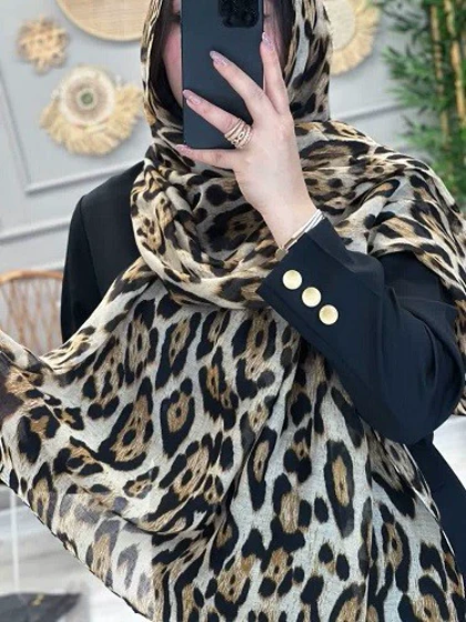 0257-شال طرحدار ژابیز