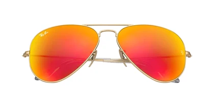 عینک آفتابی RayBan 3025 Aviator Flash Lenses Gold Orange