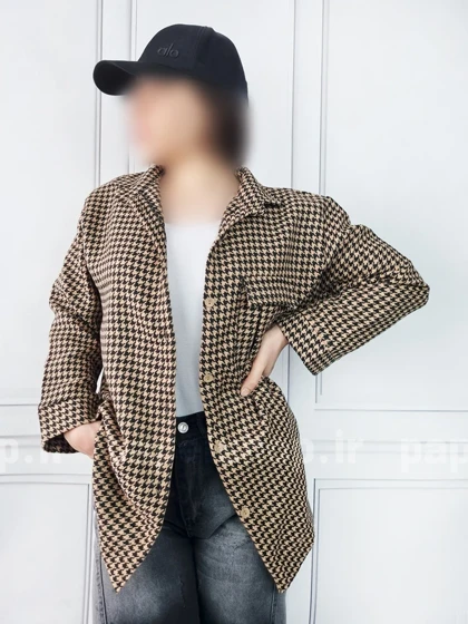 شکت پشمی پیچازی تک جیب