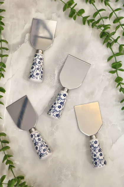 ست صبحانه خوری مدل دنی هوم طرح گل آبی