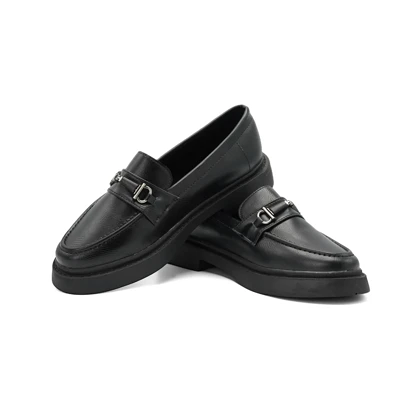 کفش کالج زنانه مدل Flat shoes - 0251_ Black