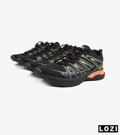 کفش کتانی مشکی طوسی نارنجی سالومون Salomon X ULTRA