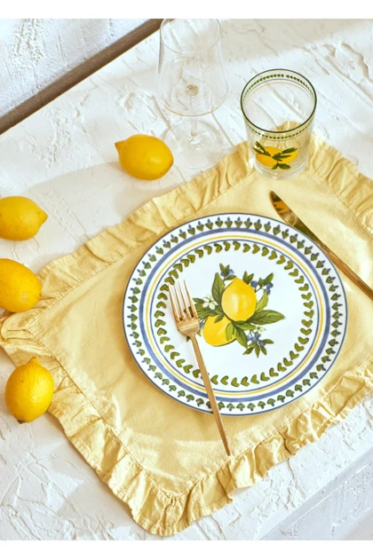 سرویس غذاخوری 12 نفره Bella Maison مدل Lemoncello پرسلان - چندرنگ