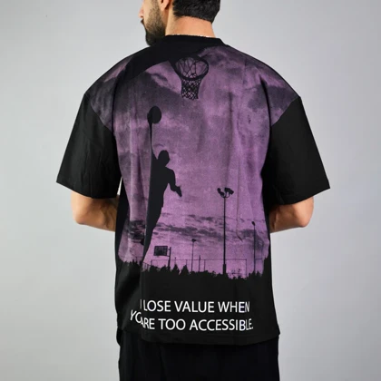 تیشرت اسپرت مدل SPL-3G1378 مشکی