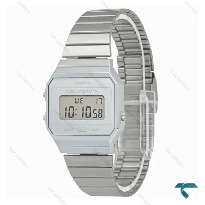 ساعت کاسیو A700WEV-7A اصلی مردانه سیلور Casio-7710-G