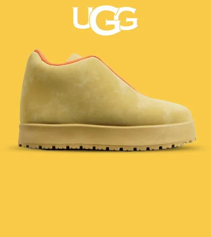 نیم بوت مردانه و زنانه خردلی نارنجی UGG مدل 7123