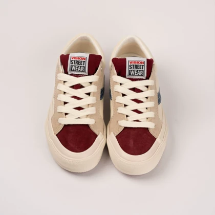کفش ویژن کرم زرشکی/Vision Street Wear Beige