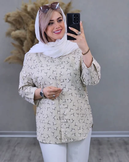 شومیز گل‌گچی