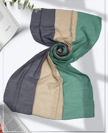 شال سه تکه اسلپ نخی