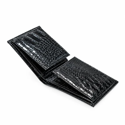 کیف پول جیبی مردانه چرمی مدل رایکا کروکو