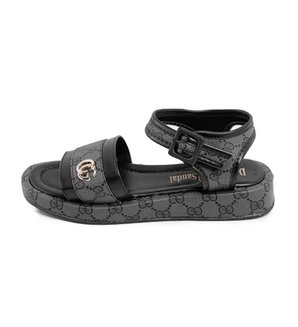 کفش صندل زنانه چرم مصنوعی Gucci بندی