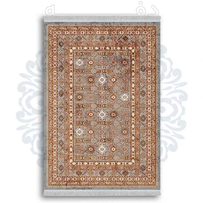 فرشینه از جنس پارچه هازان مخمل ترک طرح گلیم برند دفه کد DDGG 82