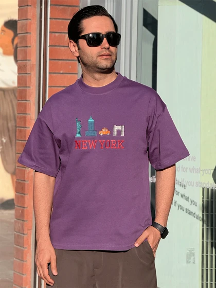 تیشرت گلدوزی نیویورک