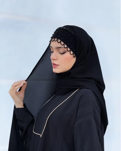 عبا حانیه کد 2 (مشکی و شیری)