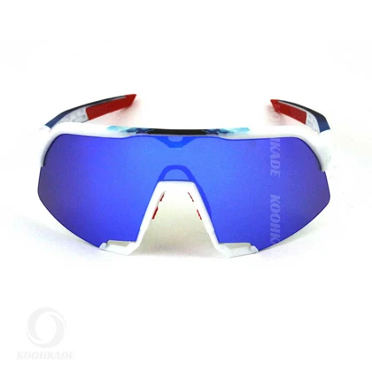 عینک 100% Glendale White Blue