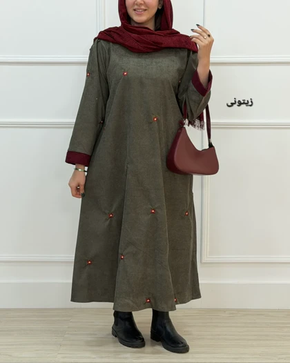 پیراهن مانتویی ستیا کد محصول 1471