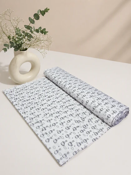 پارچه نخی نوزادی عرض 1/5 متری کد 0200