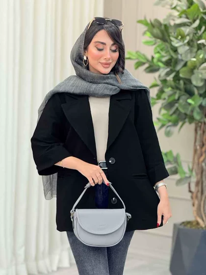 مانتو دو دکمه پریسا