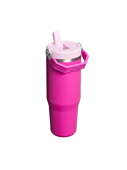 قمقمه استنلی نی دار مدل THE ICEFLOW FLIP STRAW TUMBLER