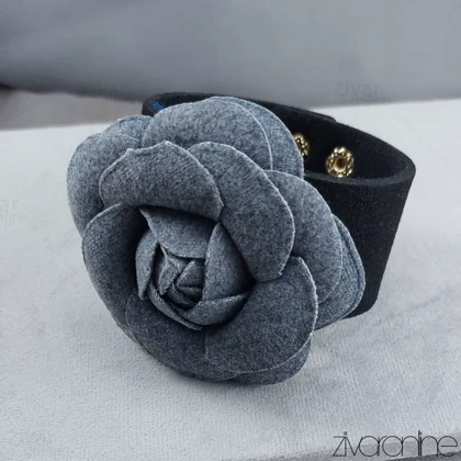 دستبند ترک طرح گل رز جیر 40001