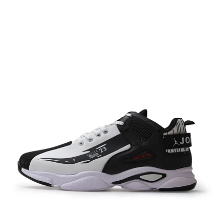 کفش ورزشی مردانه jordan سفید مشکی مدل 23