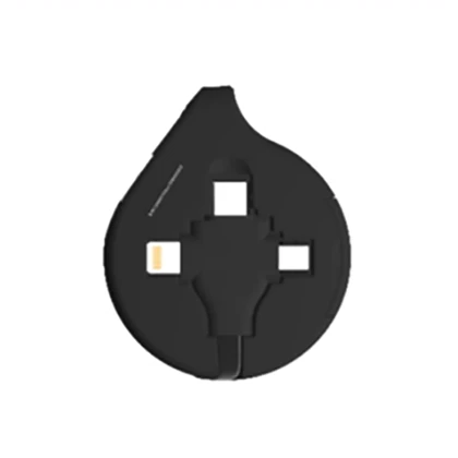 کابل چندکاره جمع‌شونده یو اس بی به تایپ سی، لایتنینگ و میکرو یو اس بی 2.4 آمپر یک متری پرووان PCC108R